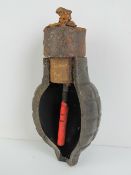 An inert WWI French Citron Faug grenade