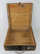 A WWII German 'Egg' Grenade transit case