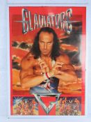 Two posters, one being an advertising fo