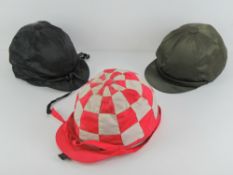 A contemporary riding helmet, 7 1/8, hav