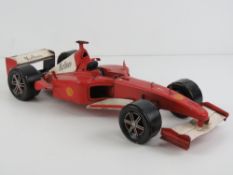 A decorative model Marlboro Ferrari F1 r