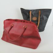 A black leather ladies tote bag by Rodeo Star Italy, approx 15