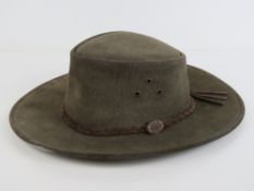 Two felt trilbys, each bearing label for Lock & Co, black trilby size 7 1/8