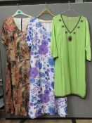 A quantity of assorted ladies shirts and blouses inc sequined covers, Windsmoor shirt,