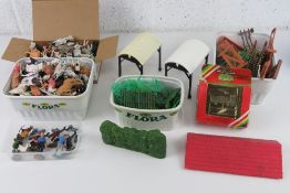 An extensive collection of mostly Britain's farm animals, farm workers, hedging, fencing,