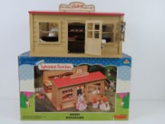 Sylvanian Families; The Village Bakery in original box with the majority of original accessories.