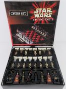 Star Wars Episode One chess set in original box, box slightly a/f.