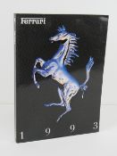 Ferrari Yearbook 1993. Italian edition. Softback book.