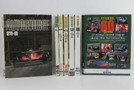 Autocourse Annuals; 1979-80, 1982-3, 1987-88, 1990-91, 2006-7, and 2011-12. Six hardback editions.