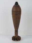 An inert WWII German 80mm Granatwerfer 3