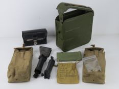 A quantity of assorted militaria includi