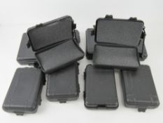 A small Peli transit case with foam inse