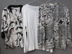 Ladies shirts and blouses inc Zara, Monsoon and Gerry Webber. Approx UK size 12-16. Seven items.
