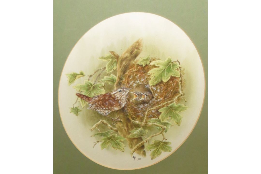 P H M (20th century), Bird studies, two watercolours, both initialled and dated 1986/1989, 30 x 22cm - Image 1 of 2