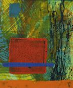 Collin Bell (Contemporary) three 'Untitled' acrylic on paper, unsigned 12cm x 9cm, 9cm x 13cm and