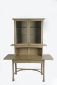 Ercol Saville display cabinet in the limited edition 'Silvermist' finish 147cm x 194cm x 49cm
