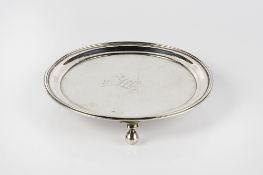 Georgian silver teapot stand bearing marks for Solomon Hougham, London, 1800, 12cm across, 106g
