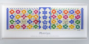 After Henri Matisse (1869-1954) National Gallery of Art, Washington, lithograph poster 60cm x 125cm