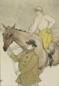 Henri De Tolouse-Lautrec (1864-1901) 'Mourlot, 1954 (Reproduction D'ApresTolouse-Lautrec)' print