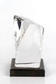 Göran Wärff (b.1933) for Kosta Boda 'Sails' glass sculpture, signed to the base 'Kosta Boda 98002,