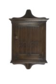 Ercol Ewelme hanging corner cupboard, with shelf interior 103cm high