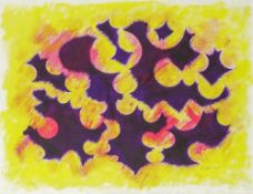 William Gear (1915-1997) 'Untitled' mixed media, signed and dated 1975 lower right 40cm x 53cm