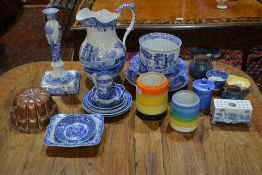 Collection of ceramics to include: Spode 'Italian' pattern china