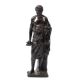 Continental bronze figure of a Roman 19th Century, holding a document in one hand, the other resting - Image 1 of 3