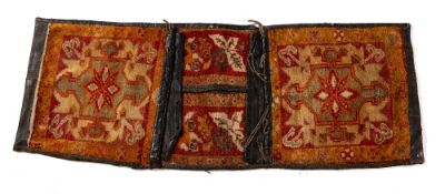 Leather bound pannier bags Turkish 130cm x 48cm approx