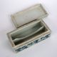Celadon pen box Chinese, 19th Century decorated the lid with a five clawed dragon in flight, the - Image 2 of 2