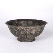 Bronze bowl Chinese, 19th Century probably made for the Islamic market, with boteh engraved