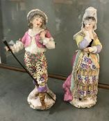 A pair of 19th Century Samson of Paris figures 