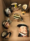 A Royal Doulton miniature character jug 