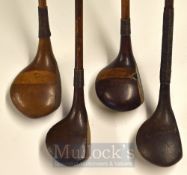 C Gibson and Son Westward Ho! Stripe Top Driver in light stained persimmon plus a Jas Stephens