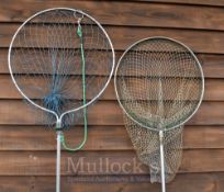 Boat Fishing Landing Net – John Macpherson 22” with 47” handle together with a Gye net 24” with