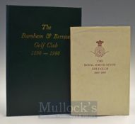 Golf Club Centenary/History golf books – one signed (2): Royal North Devon Golf Club– “1864 –
