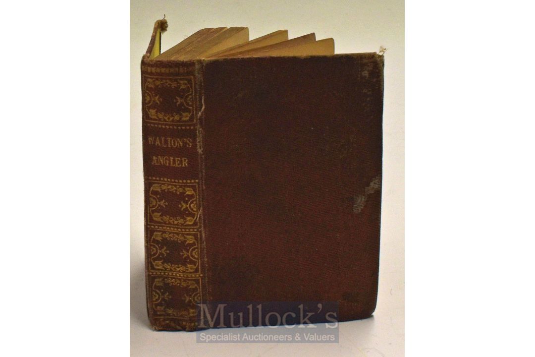 Walton Isaac – The Complete Angler 1837 Tilt edition 2 frontis plates 2 volumes in one, original - Image 1 of 2