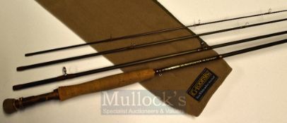 G Loomis Streamdance GLX, 9’ 4 piece graphite salmon fly rod, High line speed, 7” cork handle with