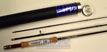Hardy Ultralite Salmon Fly Rod – 9’3pc line 6#, wood effect butt, rod marked 274 CMICQUL 10989 in