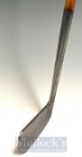 Jack White of Sunningdale Own Model Straight Blade Putter with wide flanged sole and 7” oval hosel