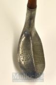 Rare Mills MSD3 ½ Alloy Metal Wood lofted niblick style complete with a replaced period styled