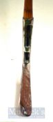 An unnamed Lined Faced Mid Iron with the most unusual cut out hosel showing the exposed shaft