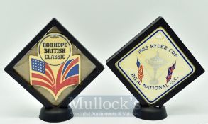 1983 Ryder Cup official golf bag tag – played at PGA National Golf Club; and Bob Hope British