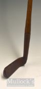 Early ‘Taylors Putter’ with very bent hosel/blade, stamped T Williamson to the shaft below the