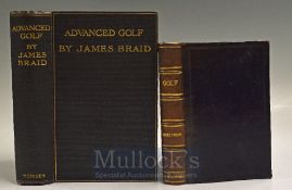 Braid and Vardon golf instruction books (2) - James Braid “Advanced Golf” 3rd ed 1908 1st publ’d