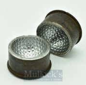 Original Dimple Golf Ball Mould – stamped XA65 to the one base and XH65 to the other base