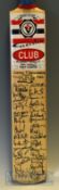 1999 Lancashire v Warwickshire Signed Cricket Bat a classico V6 club with signatures including
