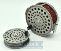 Hardy The St Andrew 4” alloy salmon fly reel – ribbed alloy foot – reversible alloy heavy duty