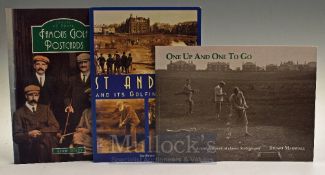 Golf Postcard related reference books (4) - “Famous Golf Postcards” by Graham Rowley (G); “One Up