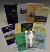 Golf Centenary/History selection of various Derbyshire and surrounding area golf club books (11) -